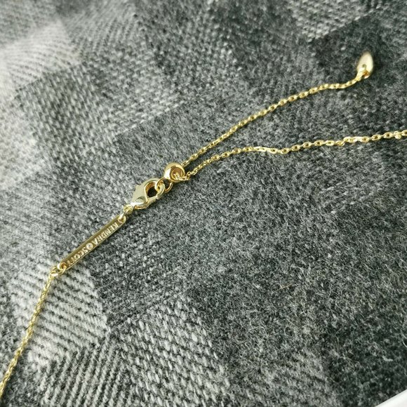 Authentic Kendra Scott Lillia Butterfly Gold Violet Crystal Pendant Necklace - Picture 3 of 3